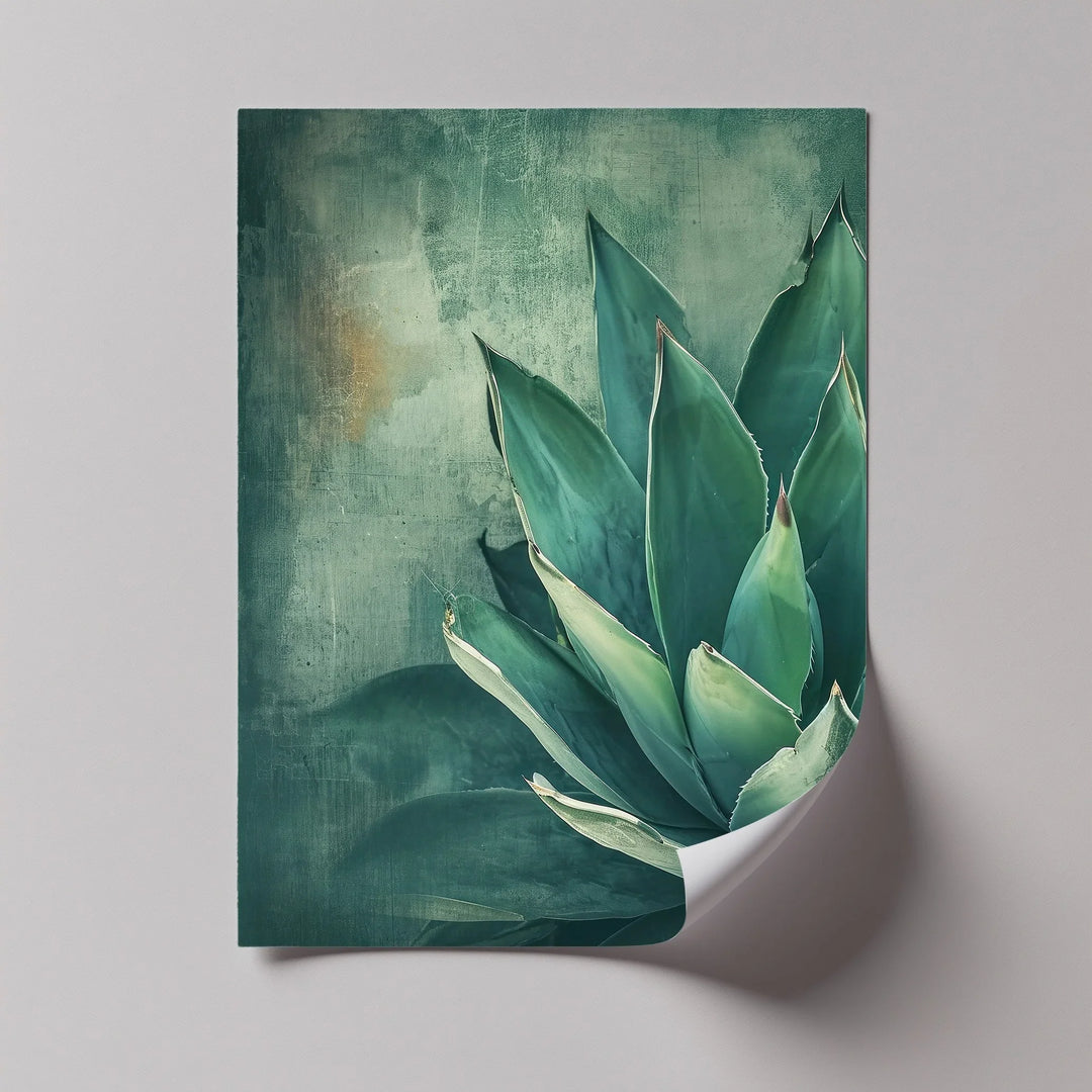 Agave Serenity – Succulent Plant Close-Up Canvas Print - MyPhotoStation