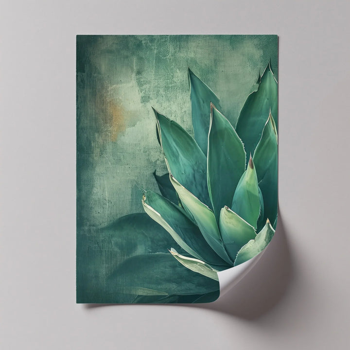 Agave Serenity – Succulent Plant Close-Up Canvas Print - MyPhotoStation