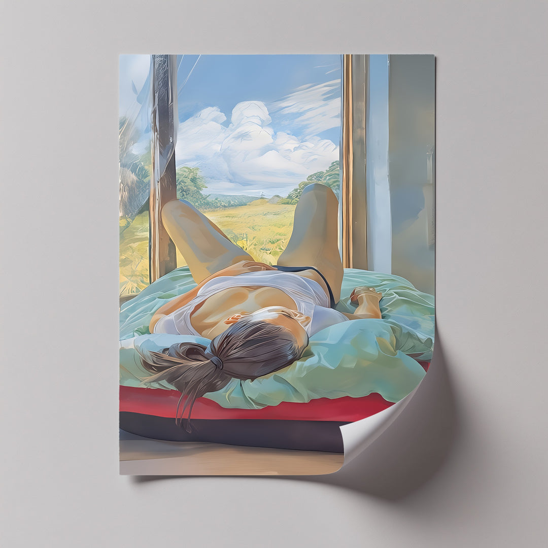 Golden Noon Serenity – Erotic Canvas Print