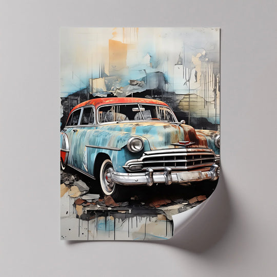 Urban Decay Dreamscape – Car Canvas Print - MyPhotoStation