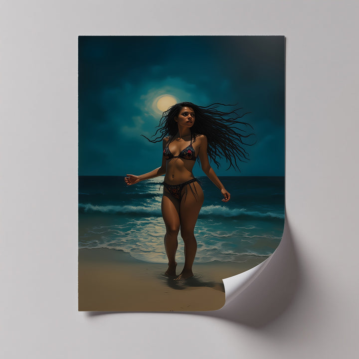 Moonlit Desire – Erotic Canvas Print