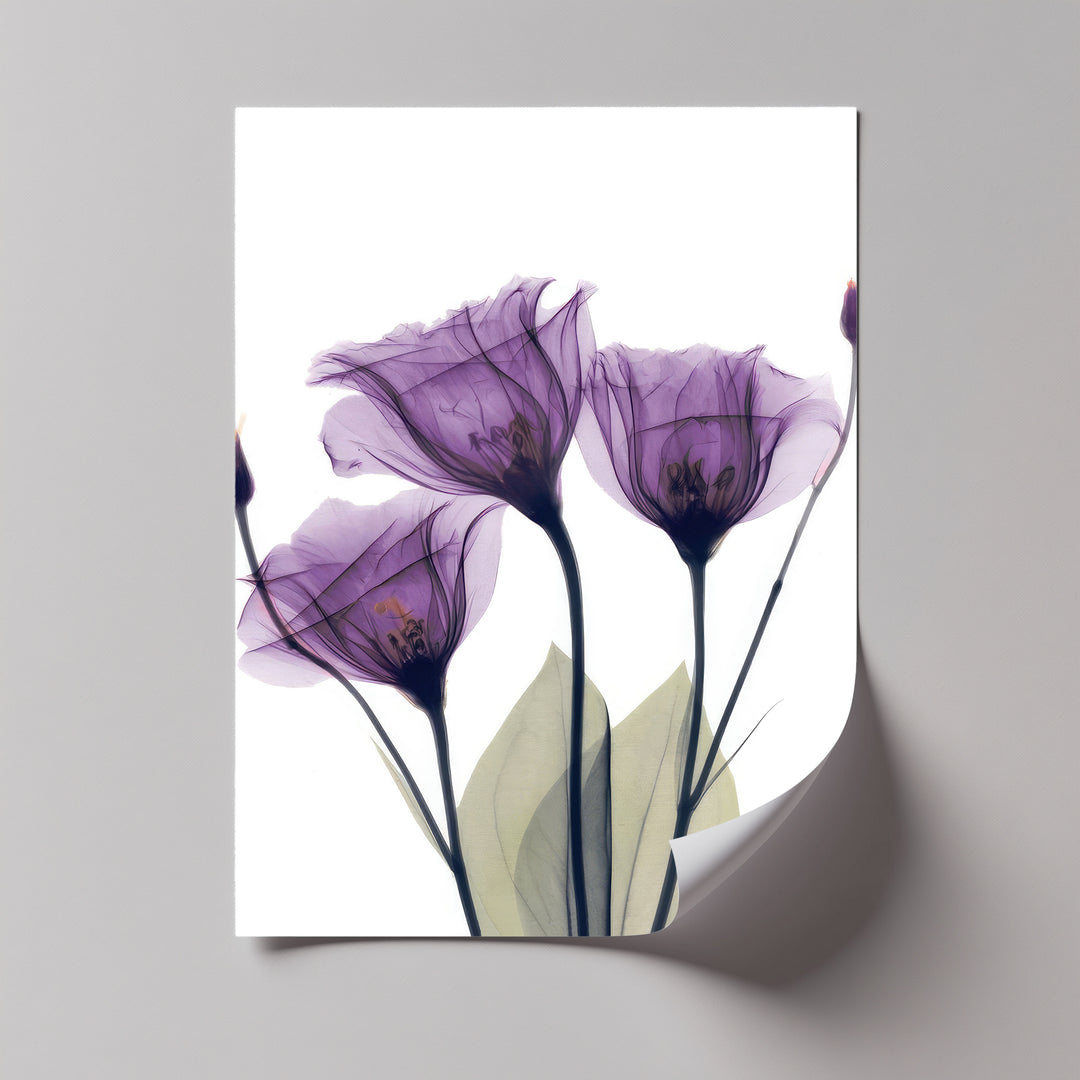 Winterliche Ruhe – Japanische Frau im blauen Kimono, Leinwanddruck | Gerahmtes Kunstwerk