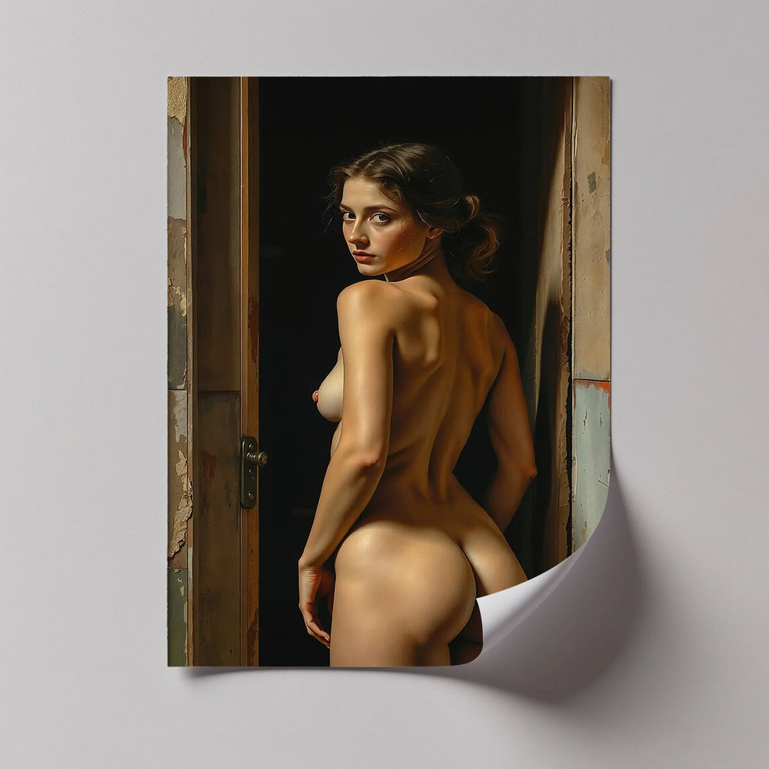 Naked Woman Pose – Erotic Canvas Print - MyPhotoStation
