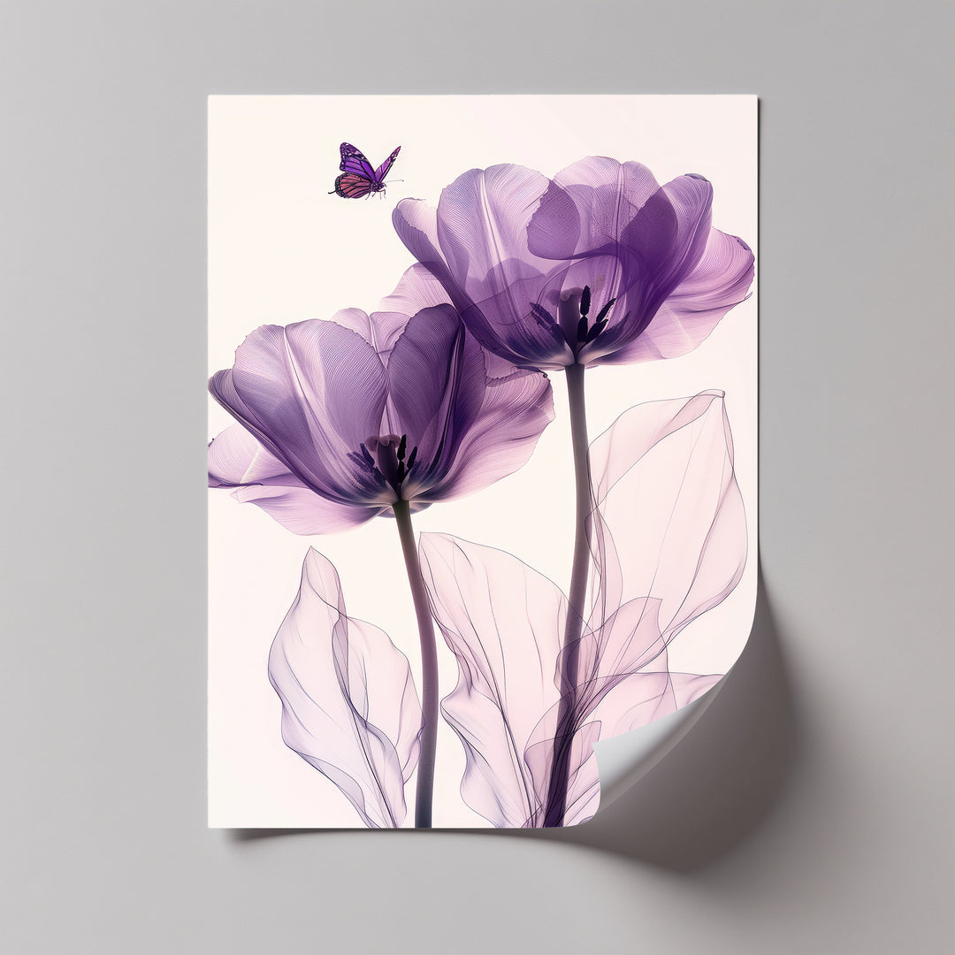 Winterliche Ruhe – Japanische Frau im blauen Kimono, Leinwanddruck | Gerahmtes Kunstwerk