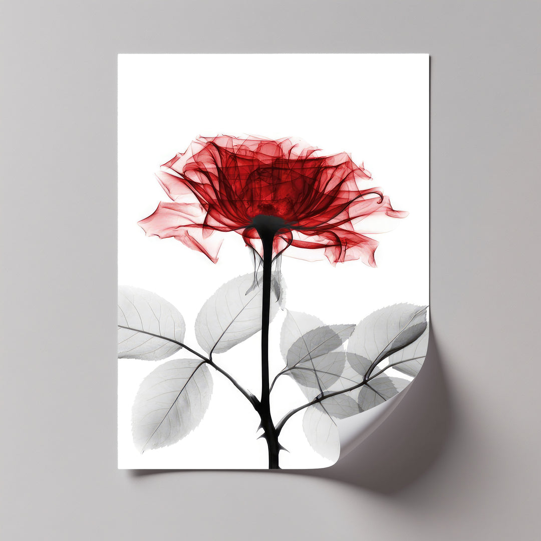 Winterliche Ruhe – Japanische Frau im blauen Kimono, Leinwanddruck | Gerahmtes Kunstwerk