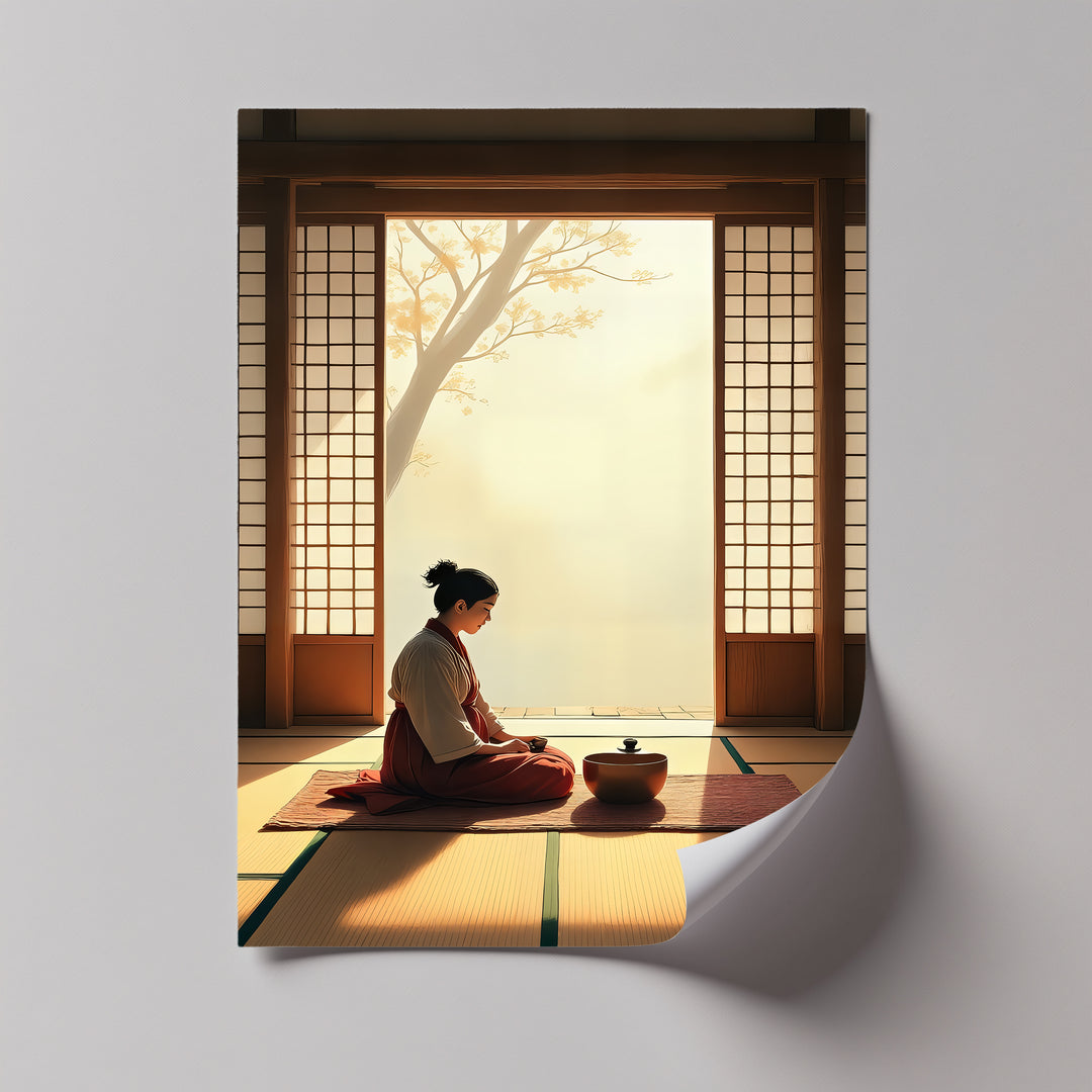 Tranquil Ritual – Japanese Tea Ceremony Canvas Print | Artwork Canvas
