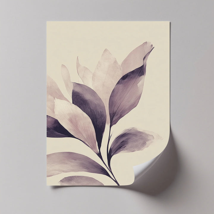 Whispering Petals – Soft Mauve Botanical Canvas Print - MyPhotoStation