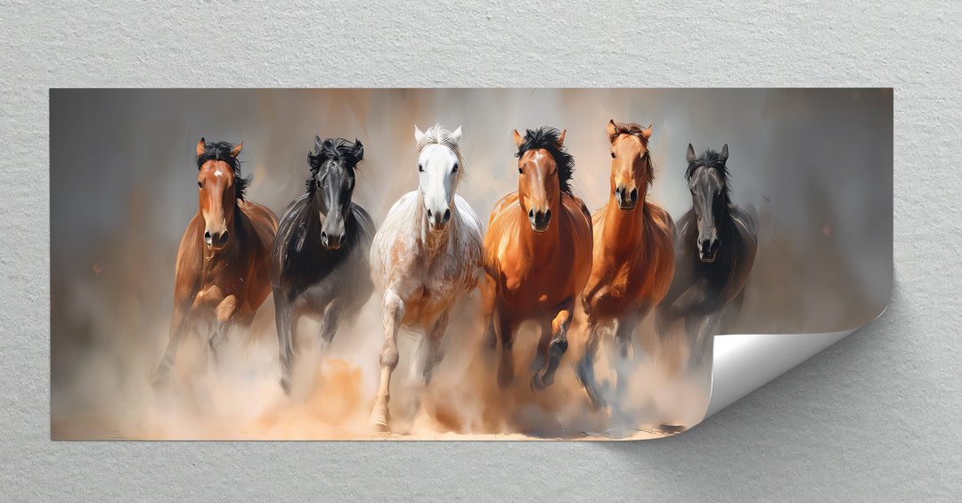 Galloping Spirit – Running Horses in Motion Canvas Print