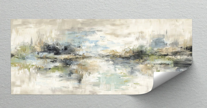 Neutral color modern canvas art for calming and elegant home wall decor

