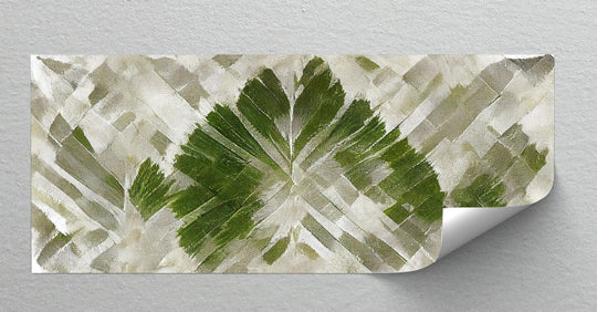 Verdant Imprint – Abstract Leaf Textured Canvas Print - MyPhotoStation