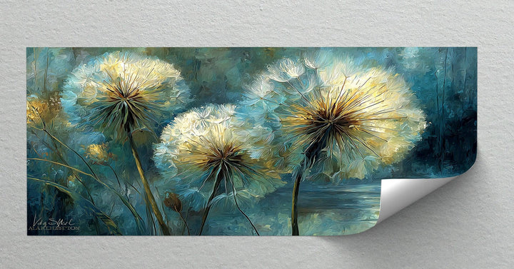 Whispers of Nature – Dandelion Glow Canvas Print - MyPhotoStation