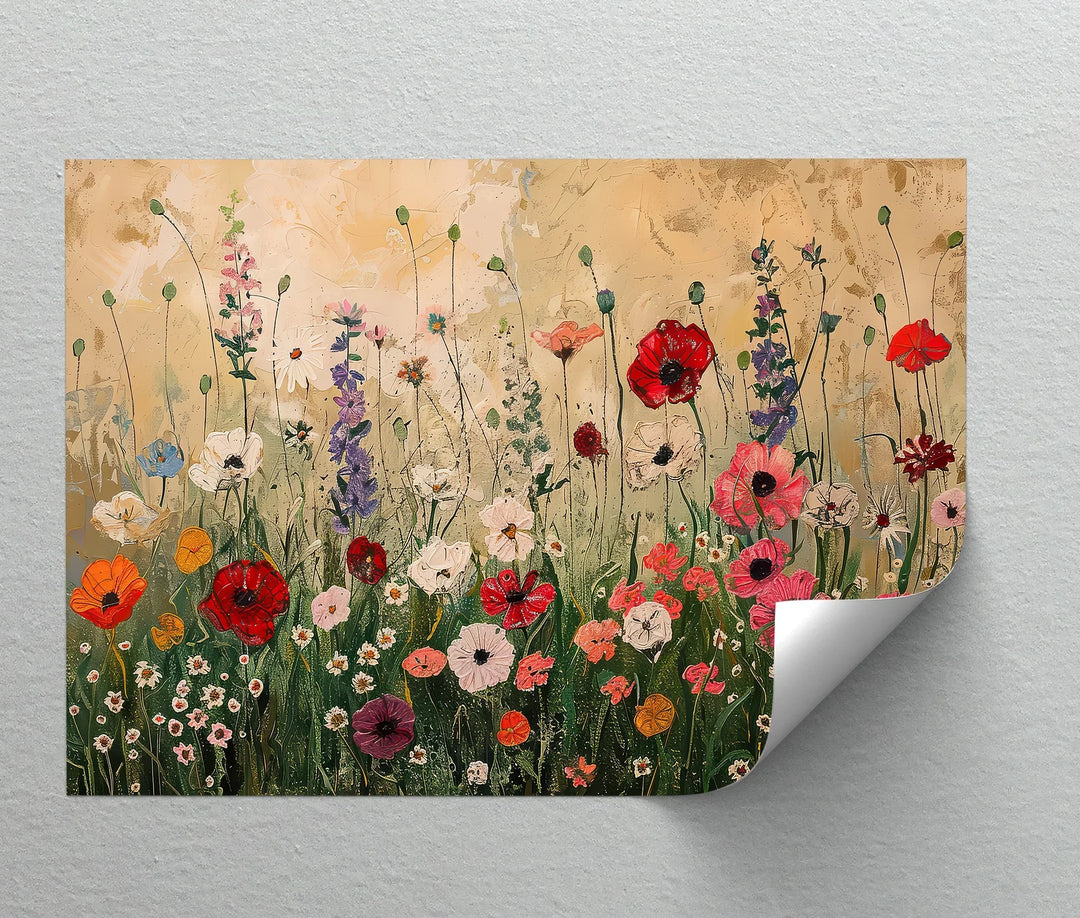 Wildflower Symphony – Colorful Floral Canvas Print - MyPhotoStation