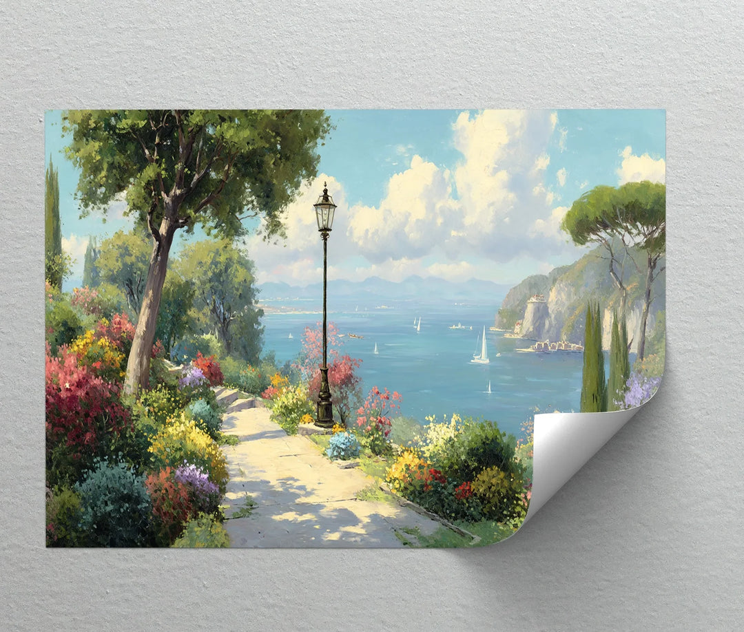 Serene ocean view canvas print perfect for beach house or vacation decor

