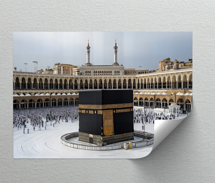 The Holy Kaaba – Majestic Islamic Wall Art of Masjid al-Haram