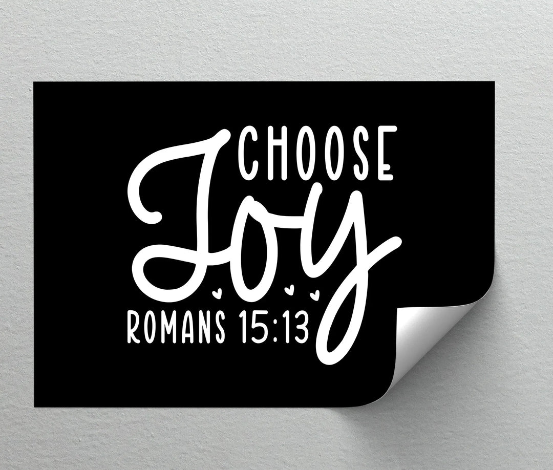 Inspirational Bible verse print with modern typography

