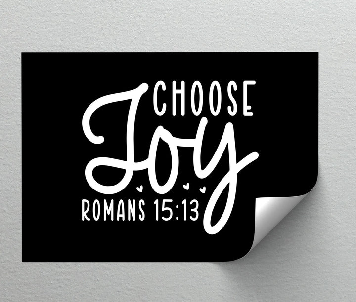 Inspirational Bible verse print with modern typography

