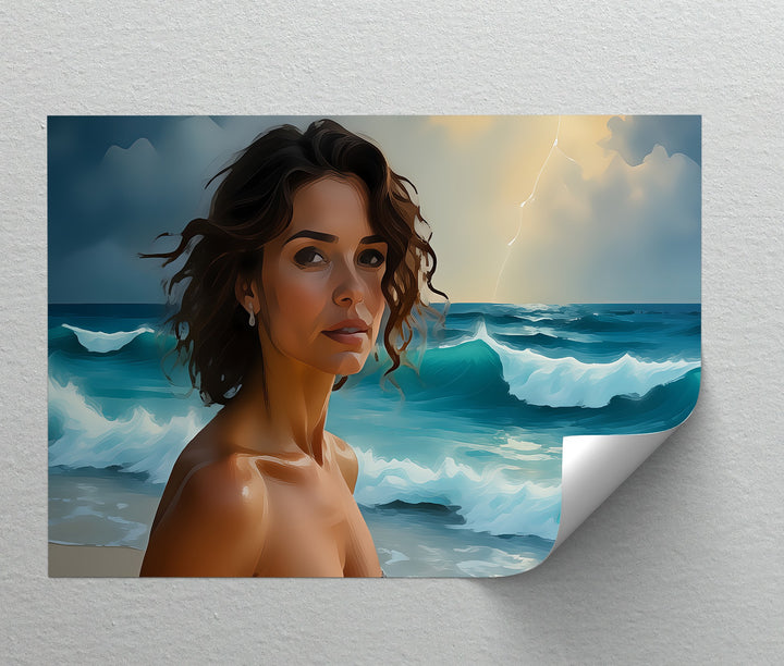 Stormy Embrace – Erotic Canvas Wall Art | Framed Canvas Print