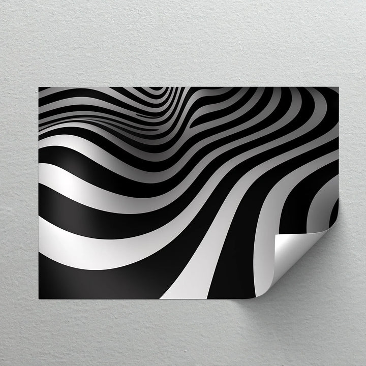 Velvet Currents – Black & White Canvas Print - MyPhotoStation