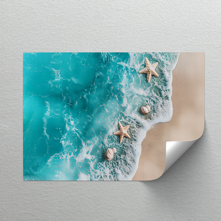 Designed for lovers of sea-inspired style, this tropical canvas wall art blends vivid aqua tones and sandy detail to transform your wall into a calming escape.

