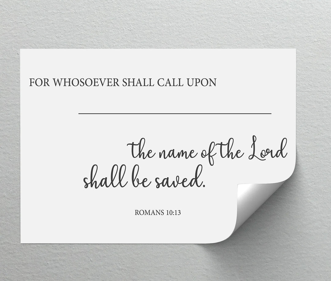 Christian salvation quote artwork for home decor

