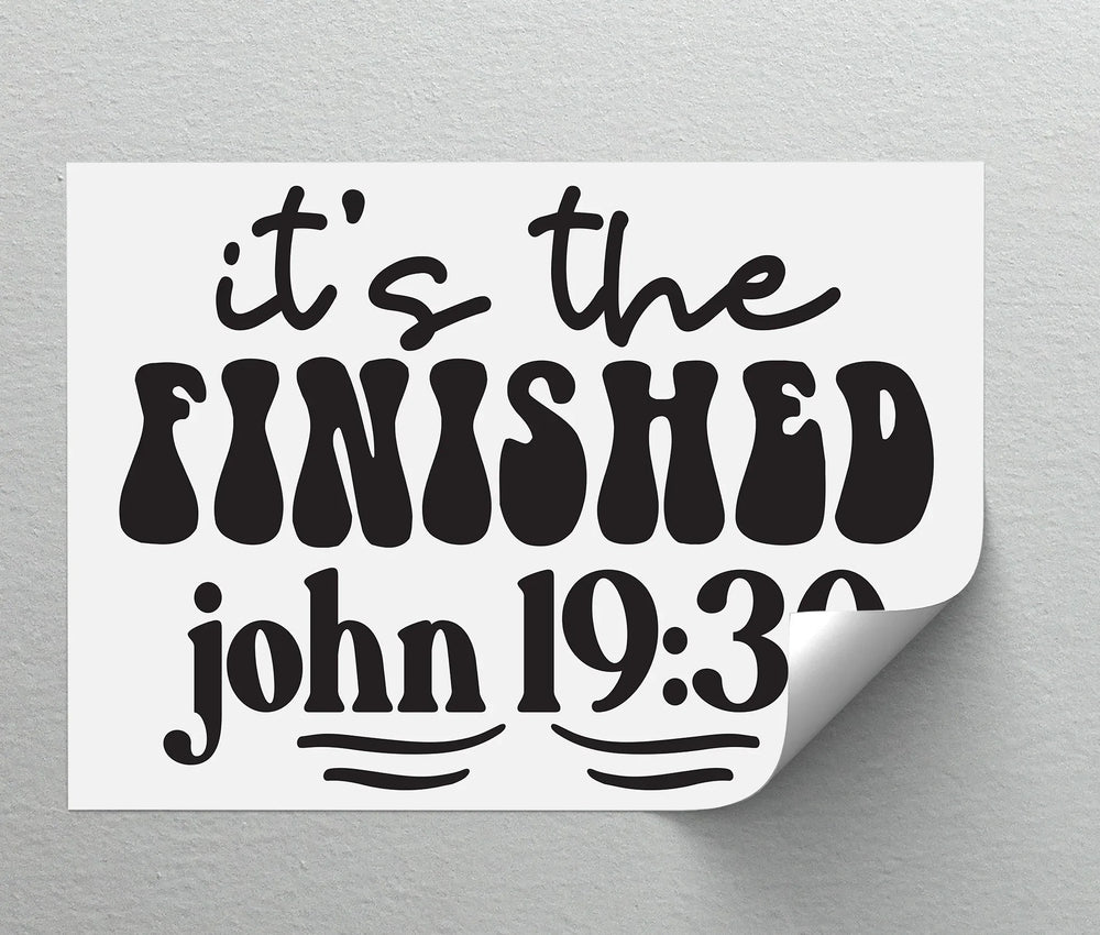 It’s Finished – John 19:30 Canvas Print - MyPhotoStation