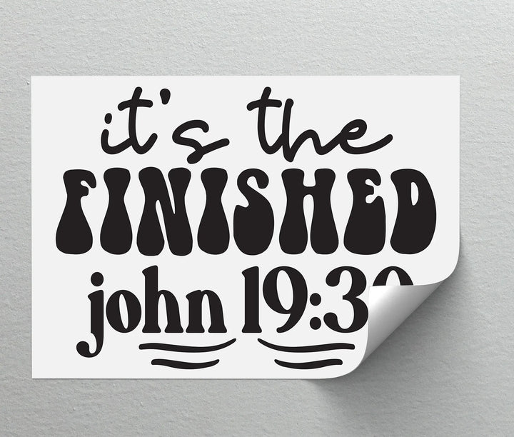 It’s Finished – John 19:30 Canvas Print - MyPhotoStation