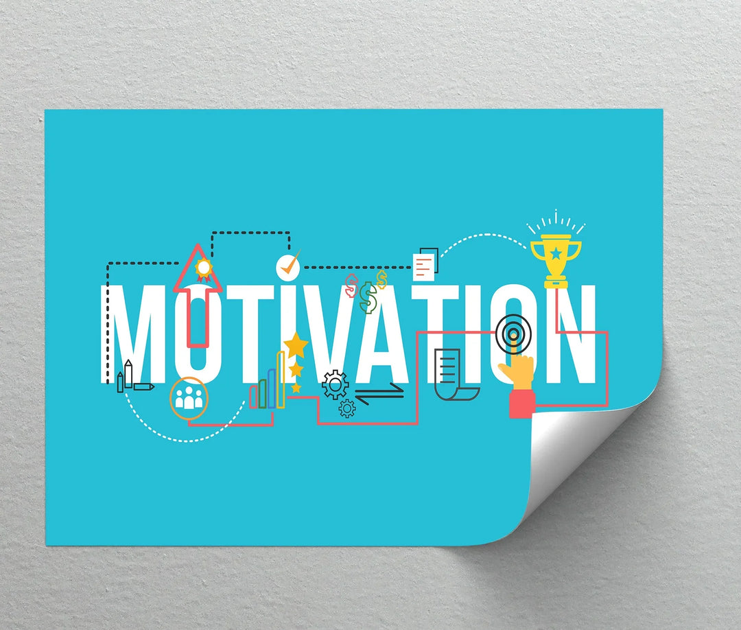 Motivation Blueprint – Inspired Canvas Print