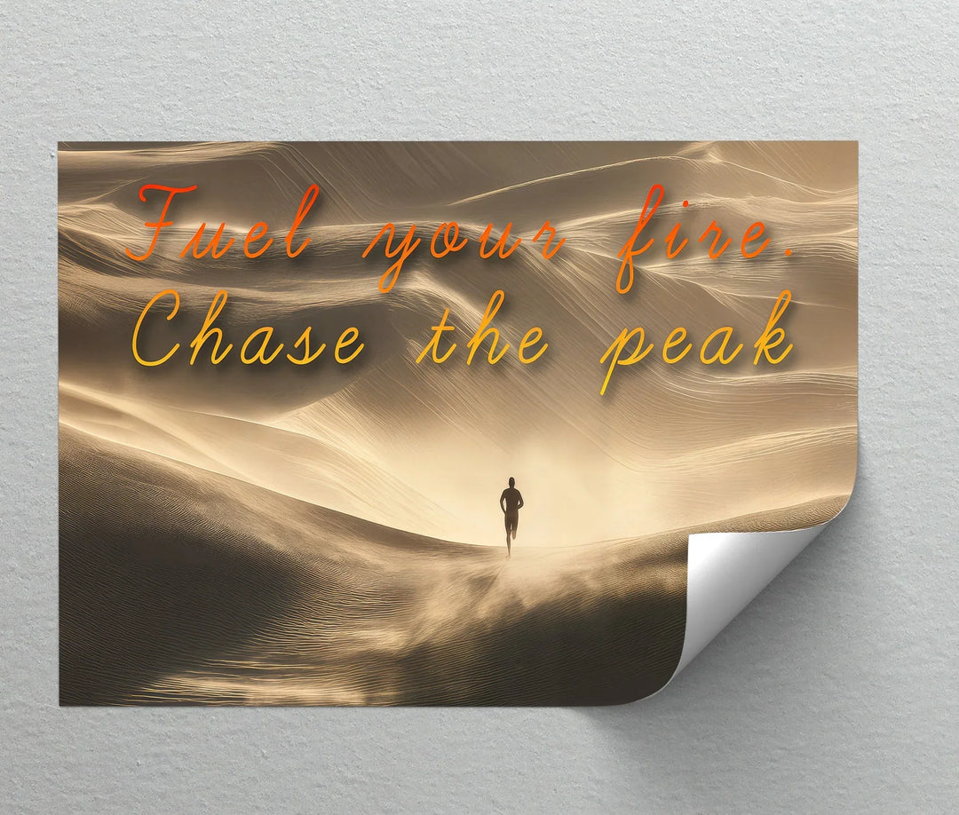 Chasing Greatness – Motivation Canvas Print