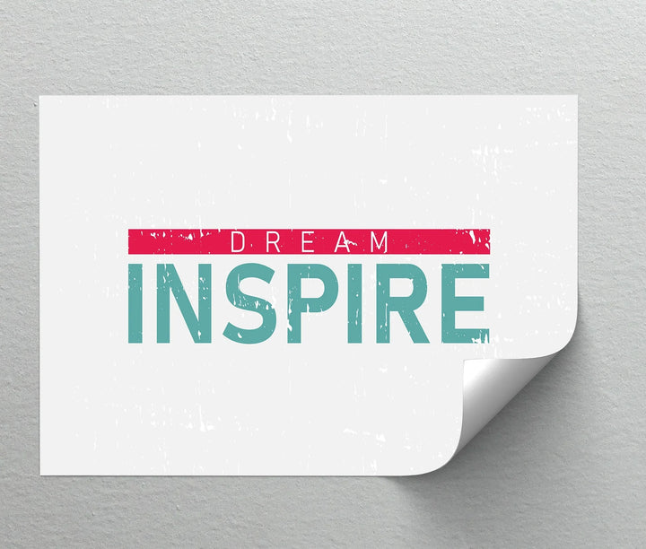 Dream Inspire – Modern Minimalist Canvas Print