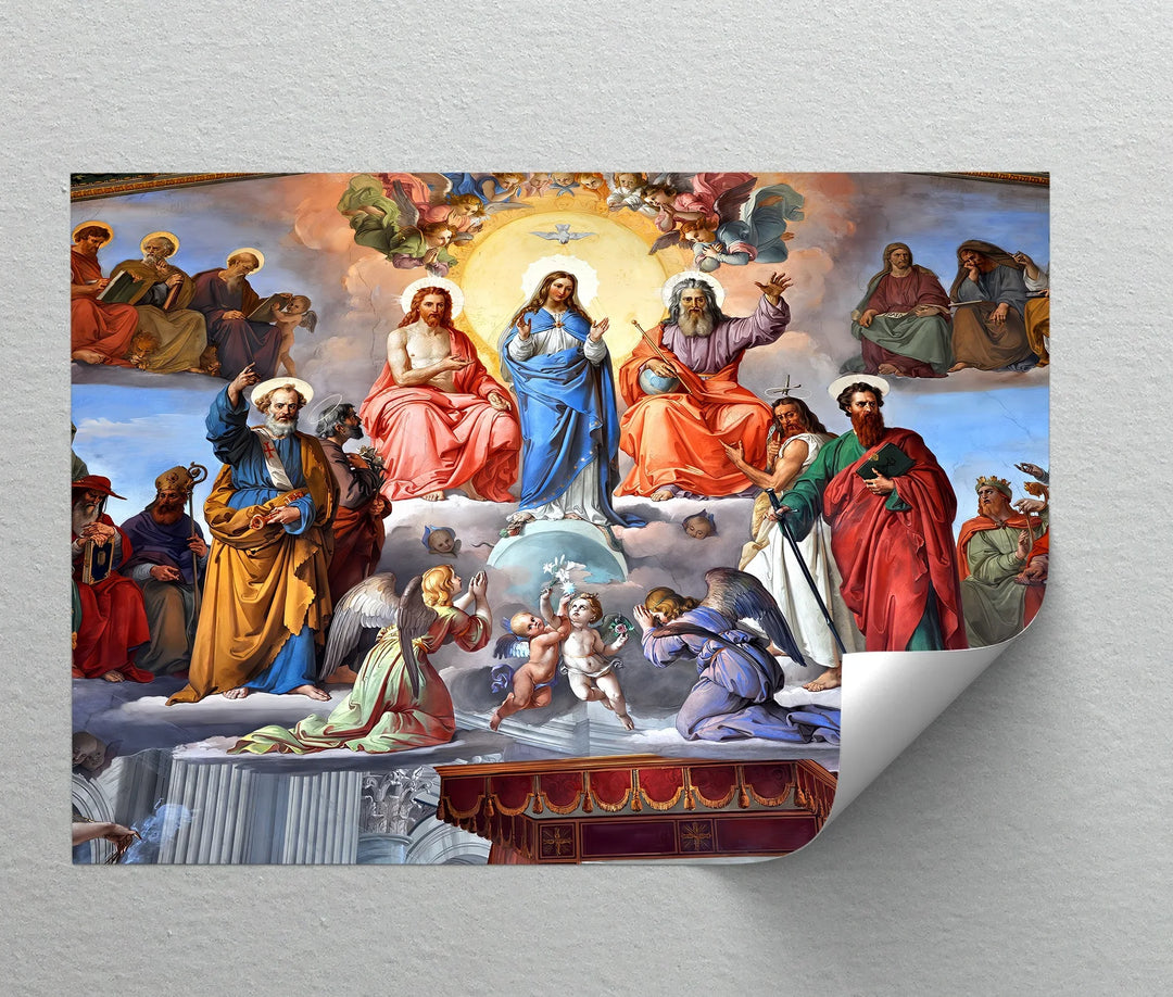 The Heavenly Coronation – Renaissance Religious Canvas Print - MyPhotoStation