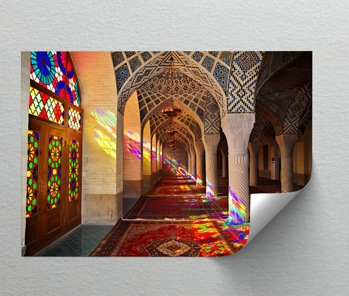 Prismatic Aisle of Light – Persian Canvas Print