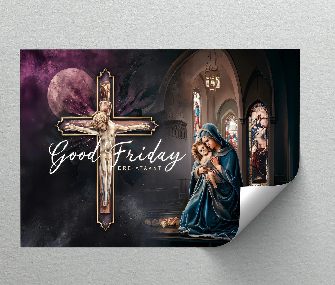 Good Friday Devotion – Jesus Canvas Print