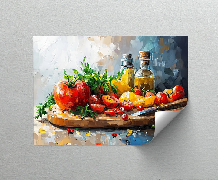 Heirloom Harvest – Tomato & Olive Oil Kitchen Canvas Prints - MyPhotoStation
