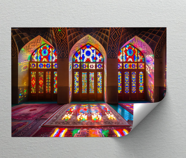 Sunlit Persian Grandeur – Persian Canvas Print