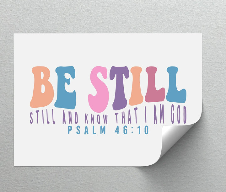Christian wall decor with peaceful message


