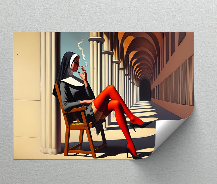 Forbidden Habit – Erotic Canvas Wall Art | Bedroom Wall Art