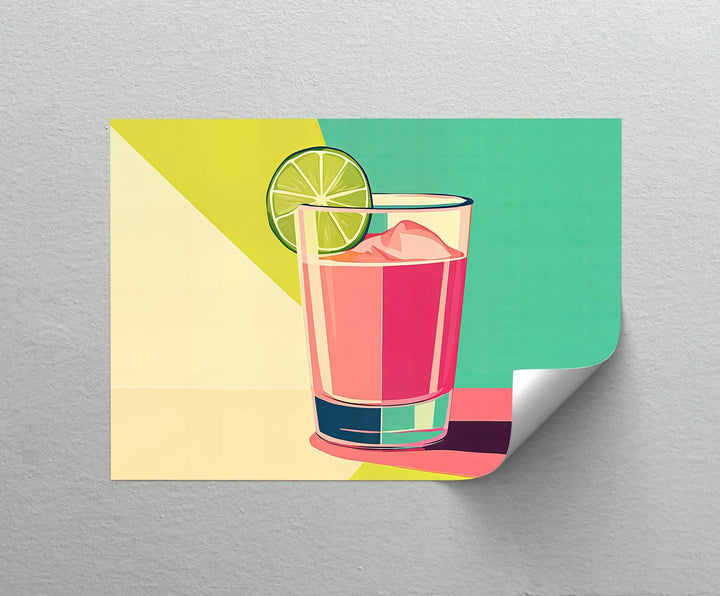 Pop Art Pink Lemonade – Kitchen Retro Drink Canvas Print - MyPhotoStation