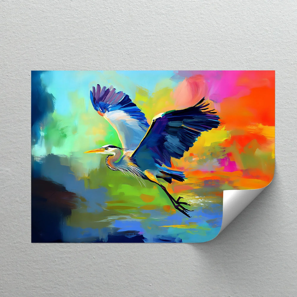 Wings of Color – bright bird canvas wall art for bold decor lovers.

