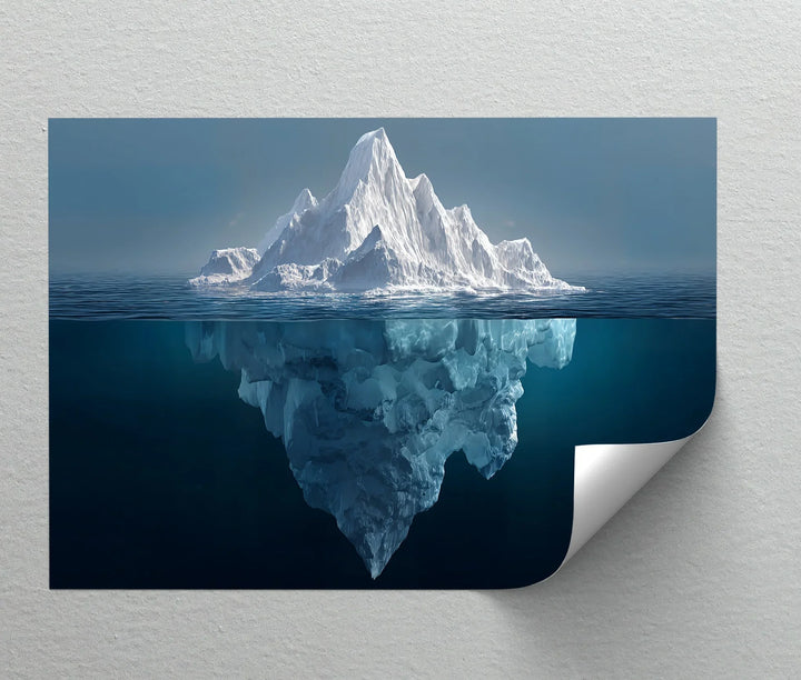 Beneath the Surface – Iceberg Canvas Print