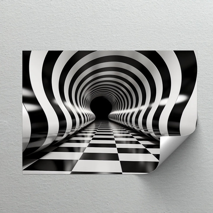 Waves of Infinity – Black & White Canvas Print - MyPhotoStation