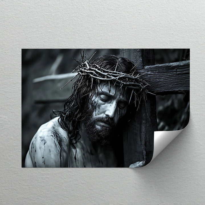 Biblical passion scene – faith-inspired Christian decor.

