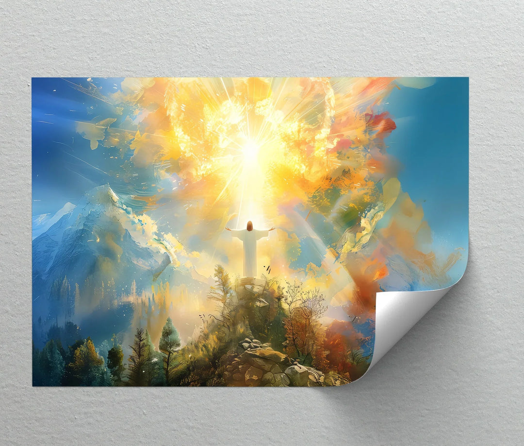 Ascension of Light – Glorious Resurrection Canvas Print
