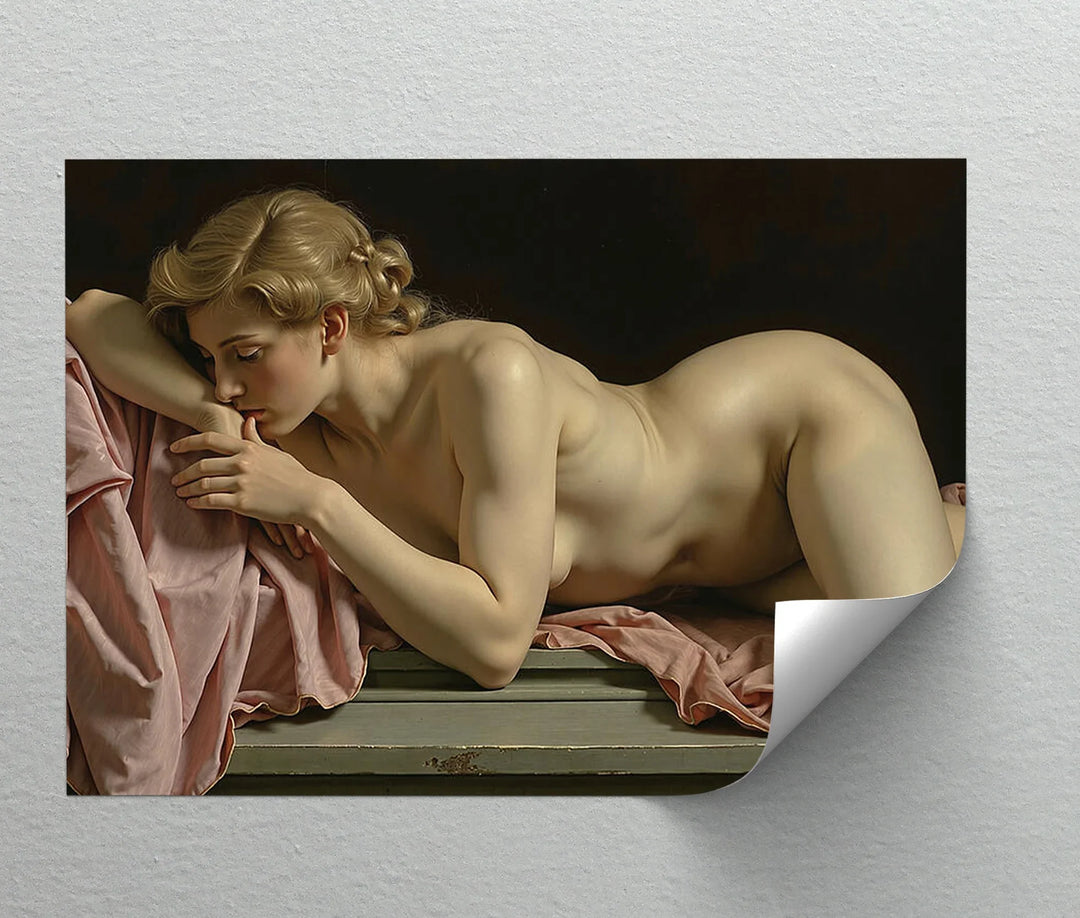 Timeless Reverie – Classical Nude Female Study Canvas Print - MyPhotoStation