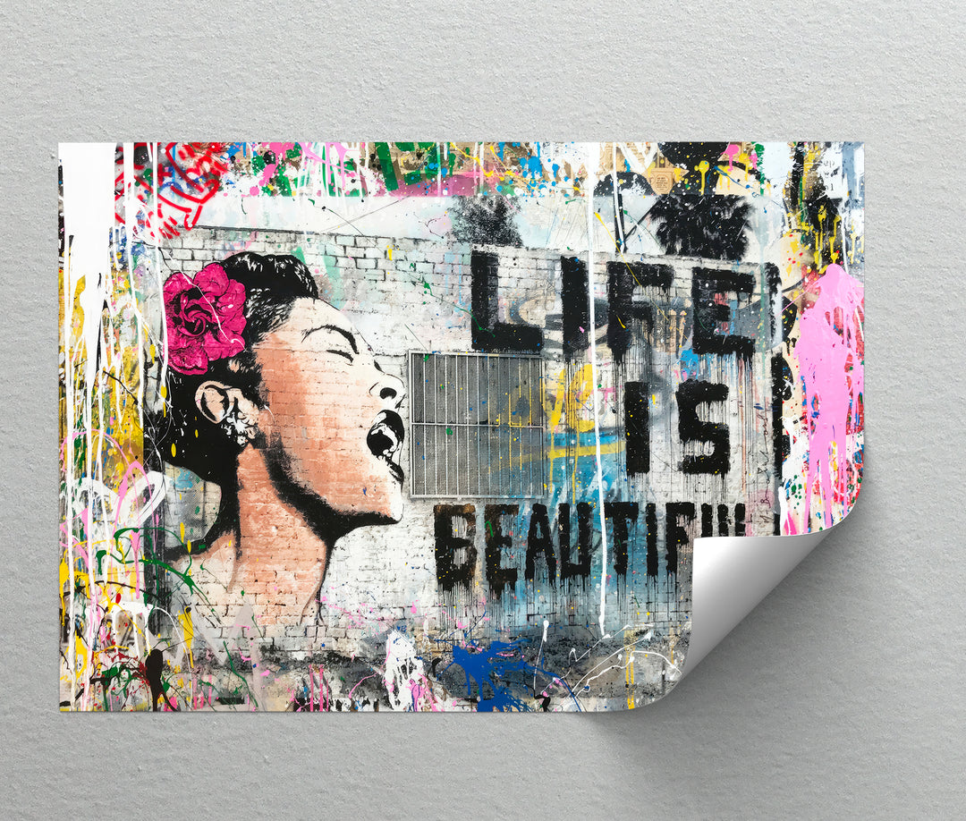 Amalfi Citrus Escape – Stampa su tela con aranceto mediterraneo