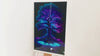 Blue Purple Tree Stained Tempered Glass Wall Art
