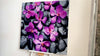 Orchid and Stones Tempered Glass Wall Art
