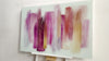 Alcohol Ink Pink Gold Tempered Glass Wall Art