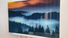 Foggy Sunset Tempered Glass Wall Art