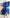 Blue Abstract Tempered Glass Wall Art