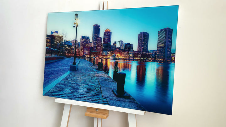 Germany City View Glass Wall Art, art glass wall art, glass wall art pictures